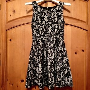 XS HeartSoul Lace Fit and flare dress